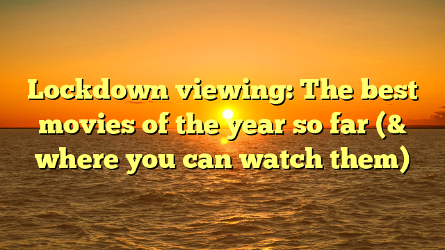 Lockdown viewing: The best movies of the year so far (& where you can watch them) 